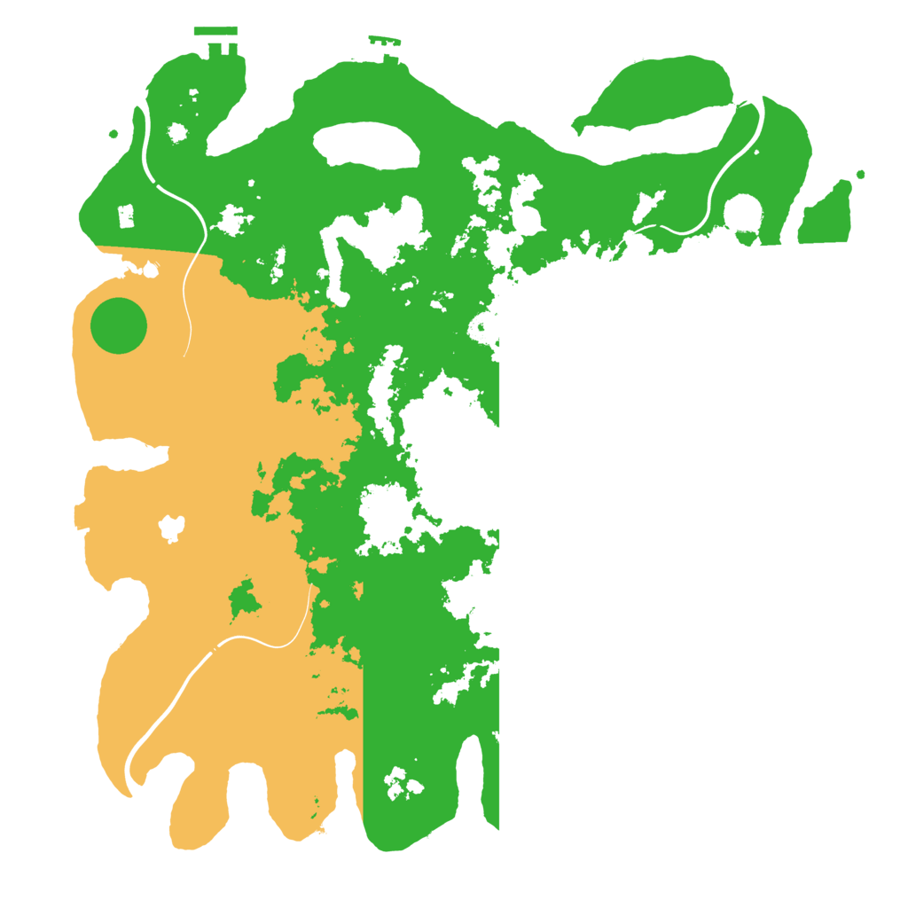 Biome Rust Map: Procedural Map, Size: 4250, Seed: 1616143287