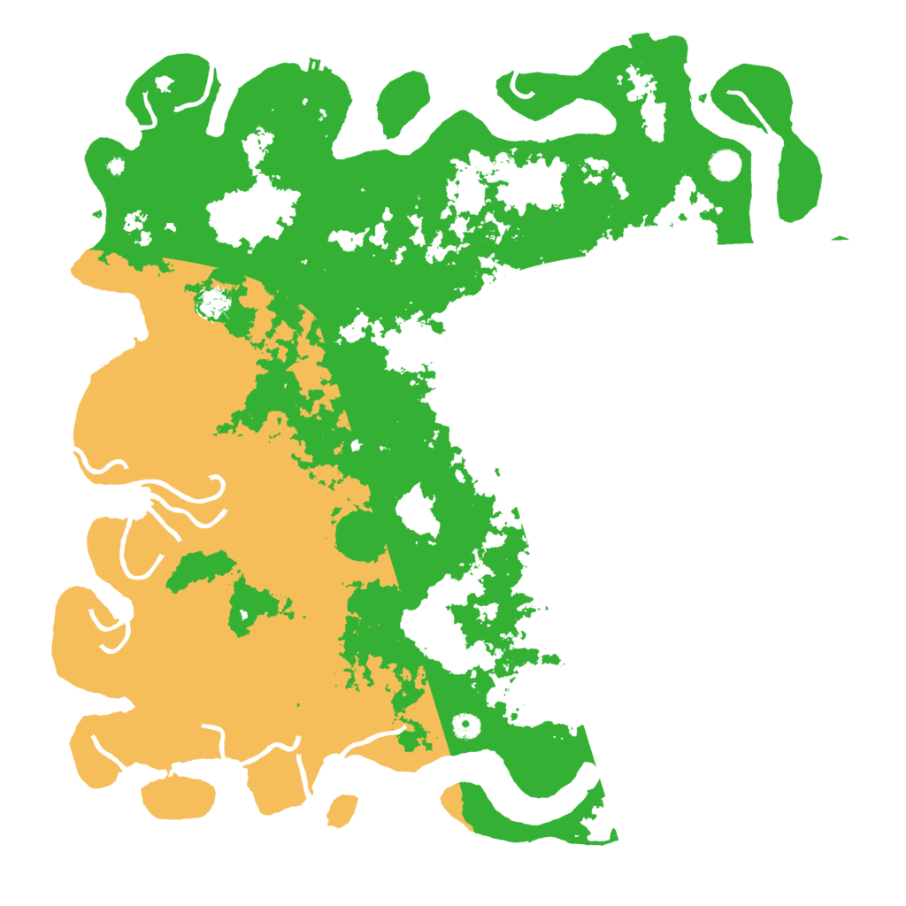 Biome Rust Map: Procedural Map, Size: 5000, Seed: 3510293