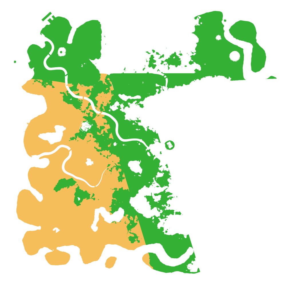 Biome Rust Map: Procedural Map, Size: 5000, Seed: 3510293
