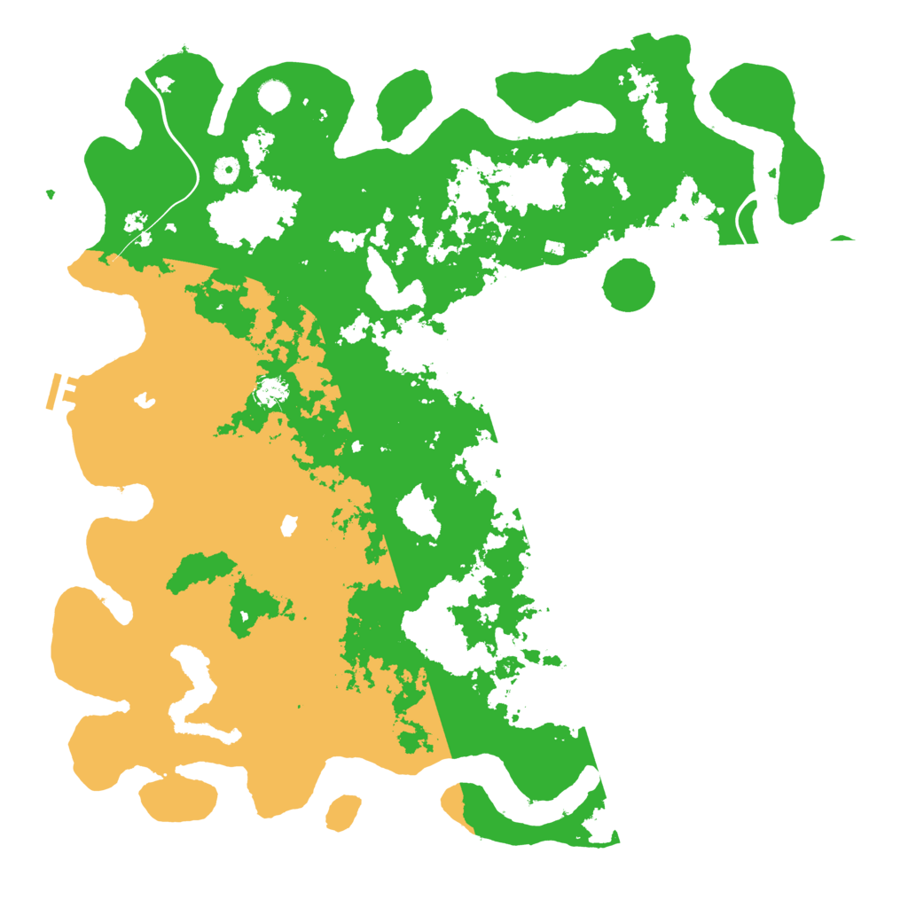Biome Rust Map: Procedural Map, Size: 5000, Seed: 3510293