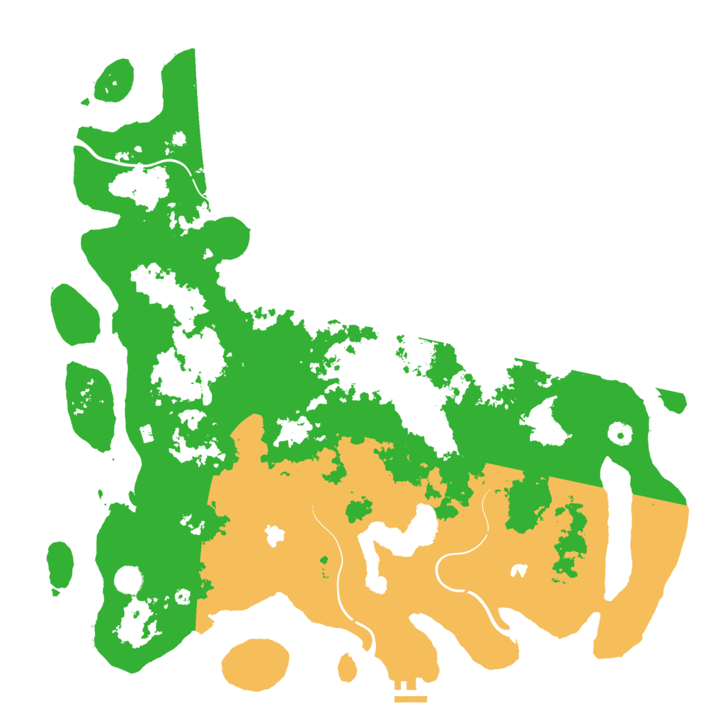 Biome Rust Map: Procedural Map, Size: 4500, Seed: 678173330