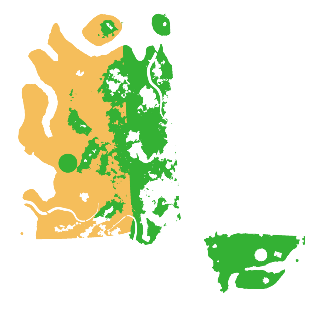 Biome Rust Map: Procedural Map, Size: 4500, Seed: 12351