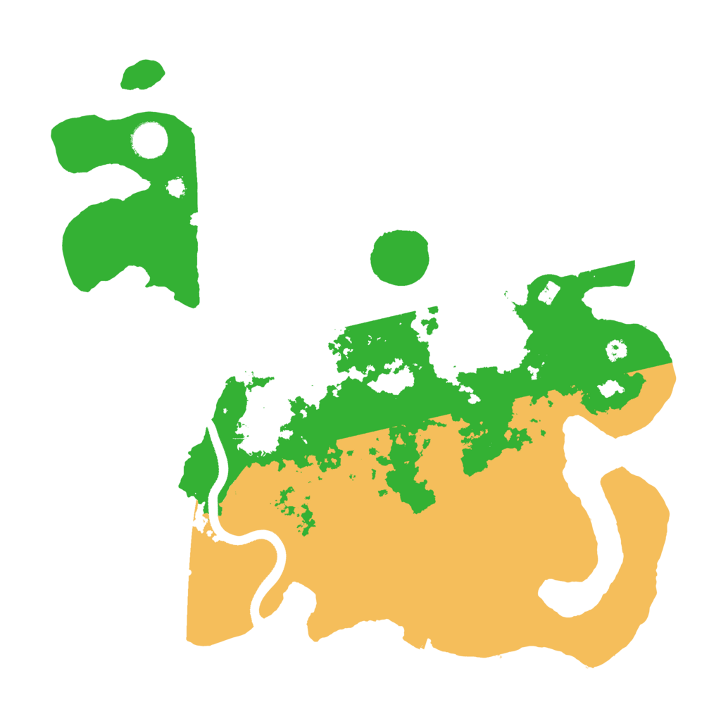 Biome Rust Map: Procedural Map, Size: 3500, Seed: 546654516
