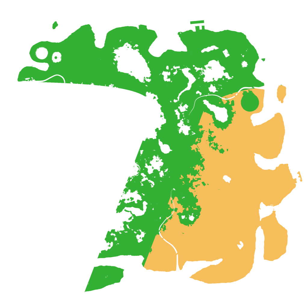 Biome Rust Map: Procedural Map, Size: 4500, Seed: 178910790