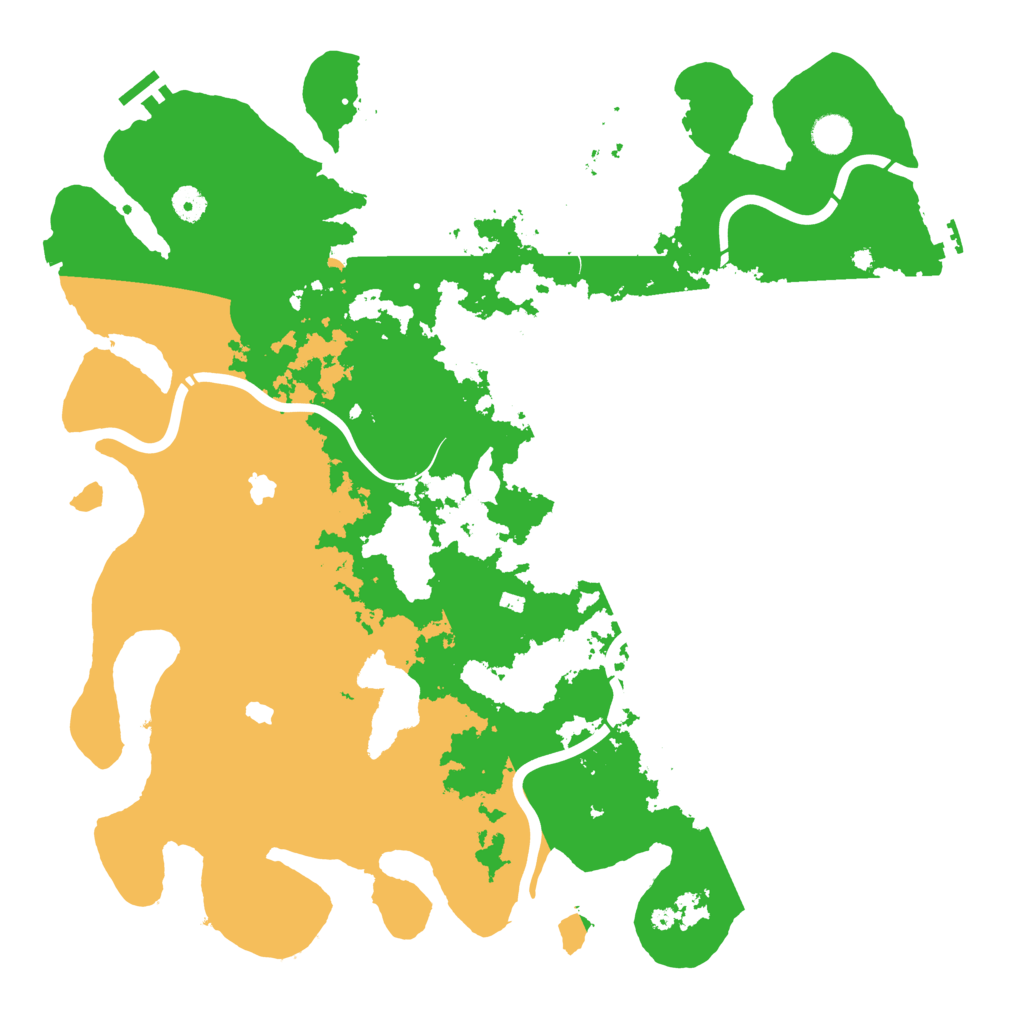 Biome Rust Map: Procedural Map, Size: 4500, Seed: 912345