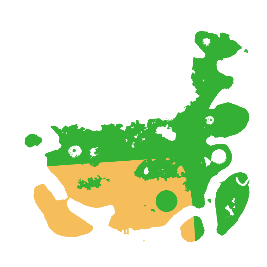 Biome Rust Map: Procedural Map, Size: 3250, Seed: 528700