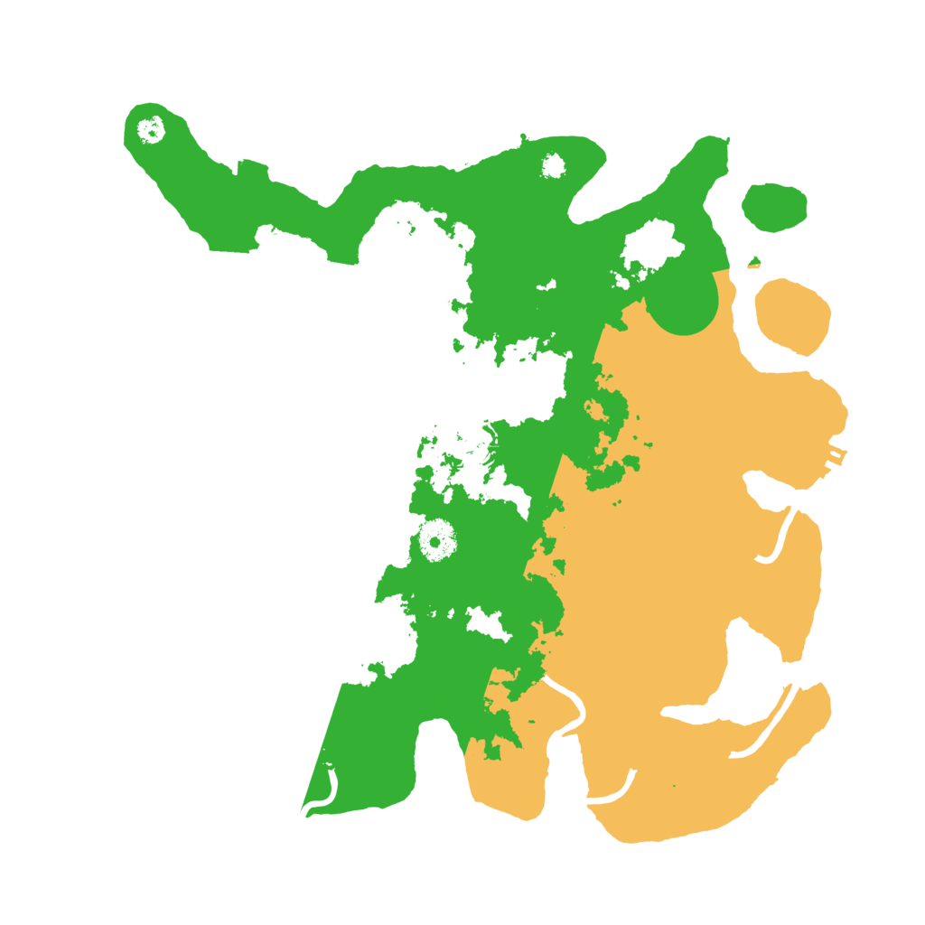 Biome Rust Map: Procedural Map, Size: 3500, Seed: 1251097712
