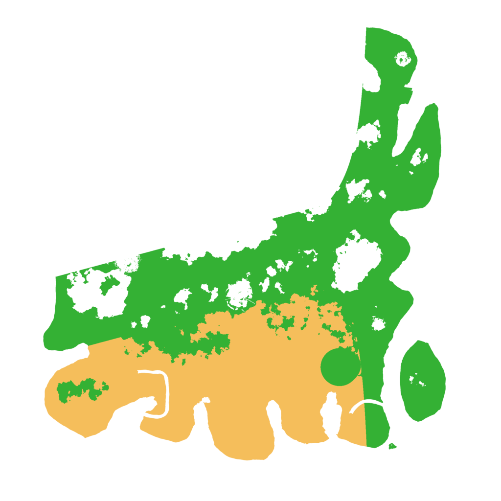 Biome Rust Map: Procedural Map, Size: 3500, Seed: 758071061