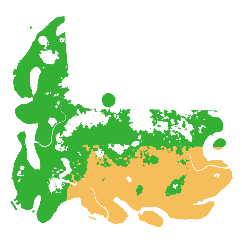 Biome Rust Map: Procedural Map, Size: 4800, Seed: 1836820091