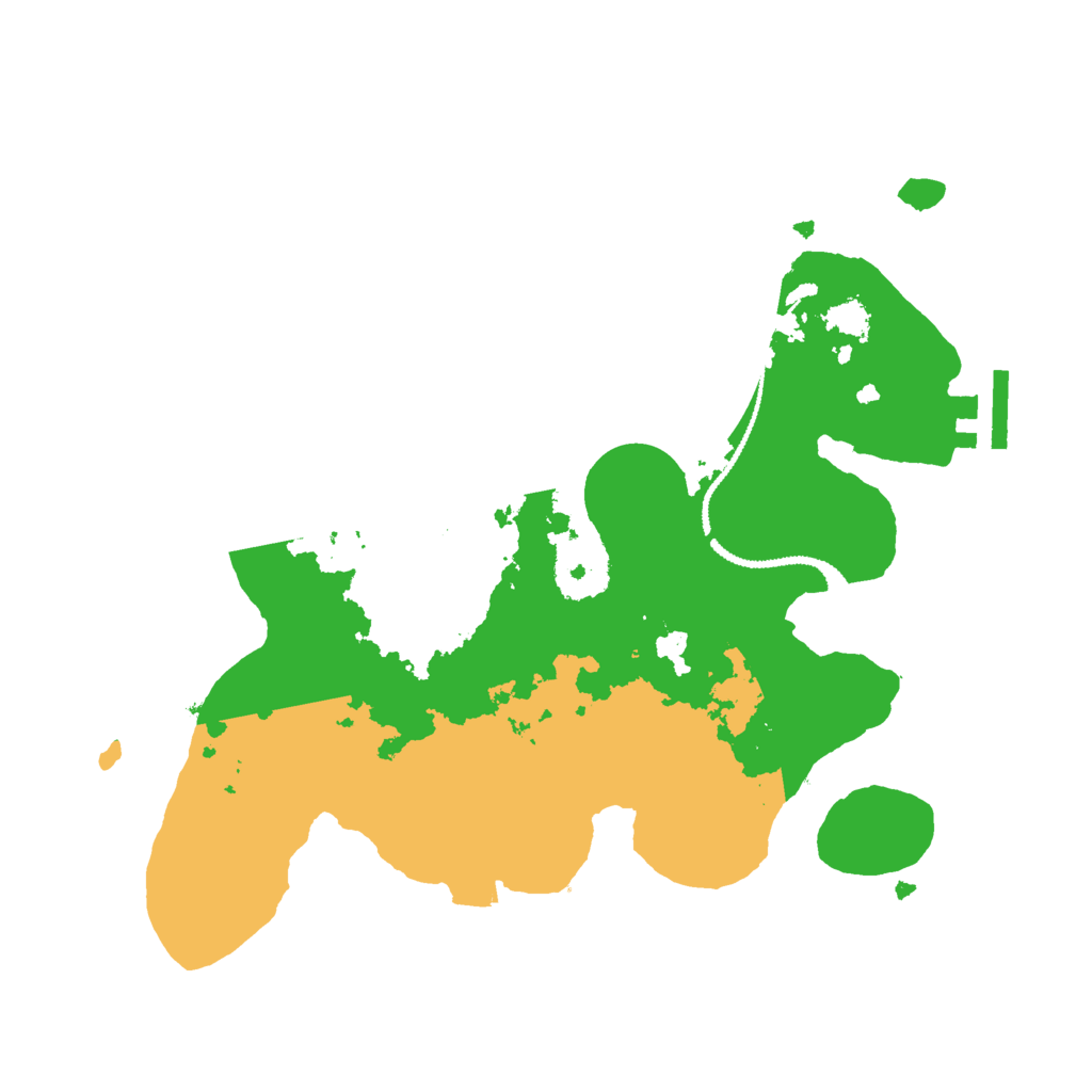 Biome Rust Map: Procedural Map, Size: 2800, Seed: 439113752