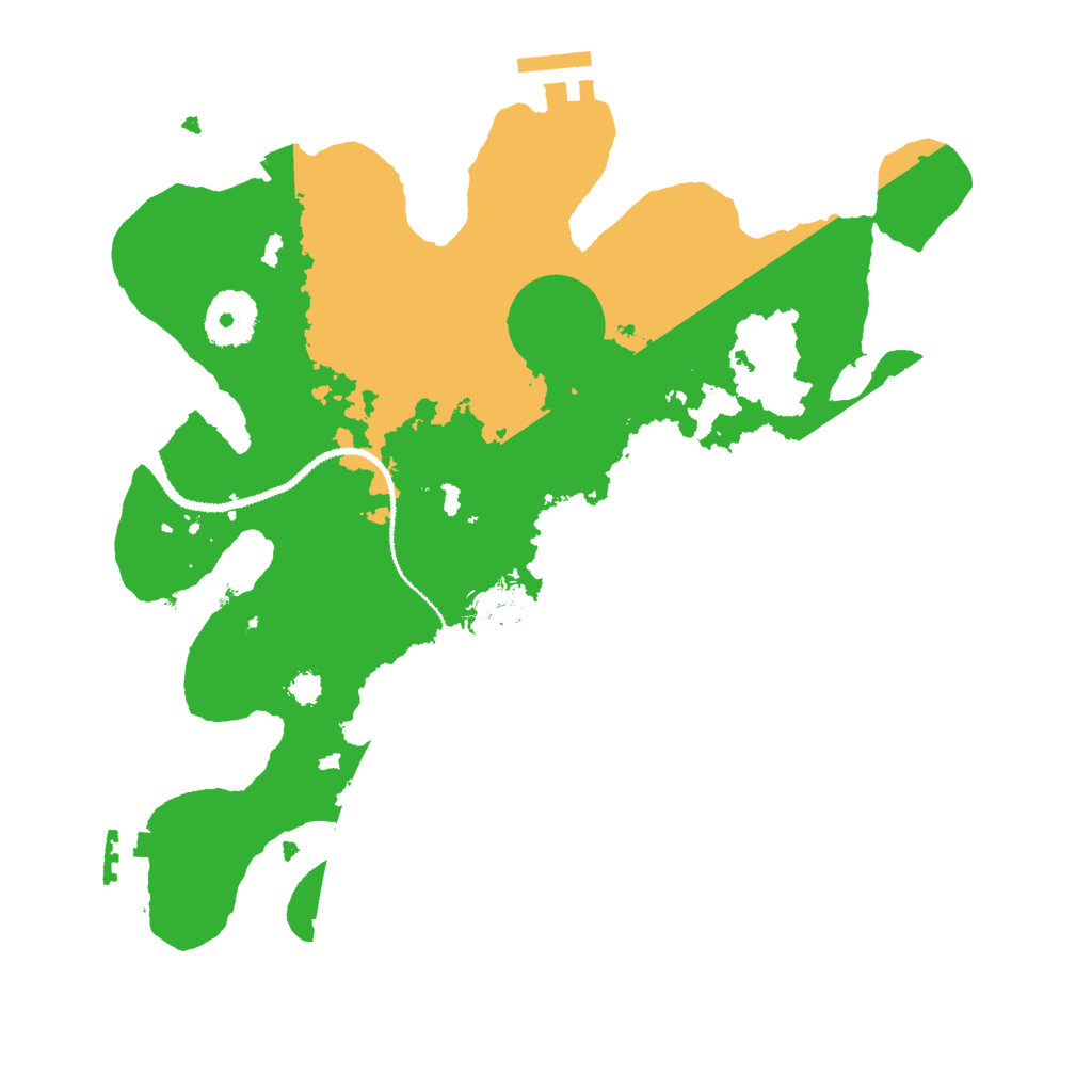 Biome Rust Map: Procedural Map, Size: 3000, Seed: 30985