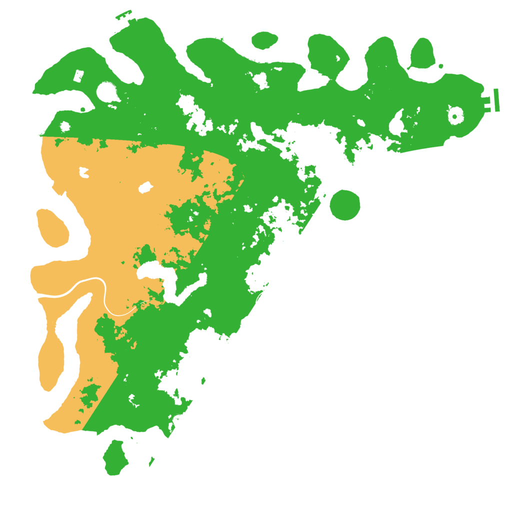 Biome Rust Map: Procedural Map, Size: 4500, Seed: 1524484317