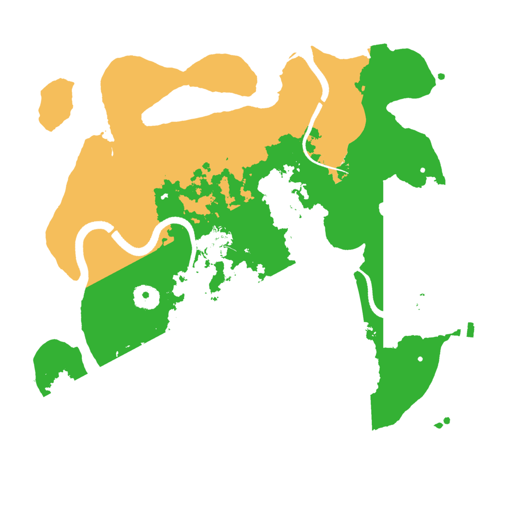 Biome Rust Map: Procedural Map, Size: 2999, Seed: 238457