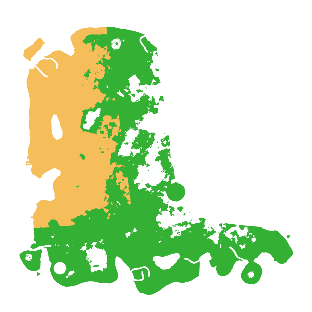 Biome Rust Map: Procedural Map, Size: 4500, Seed: 2053489567