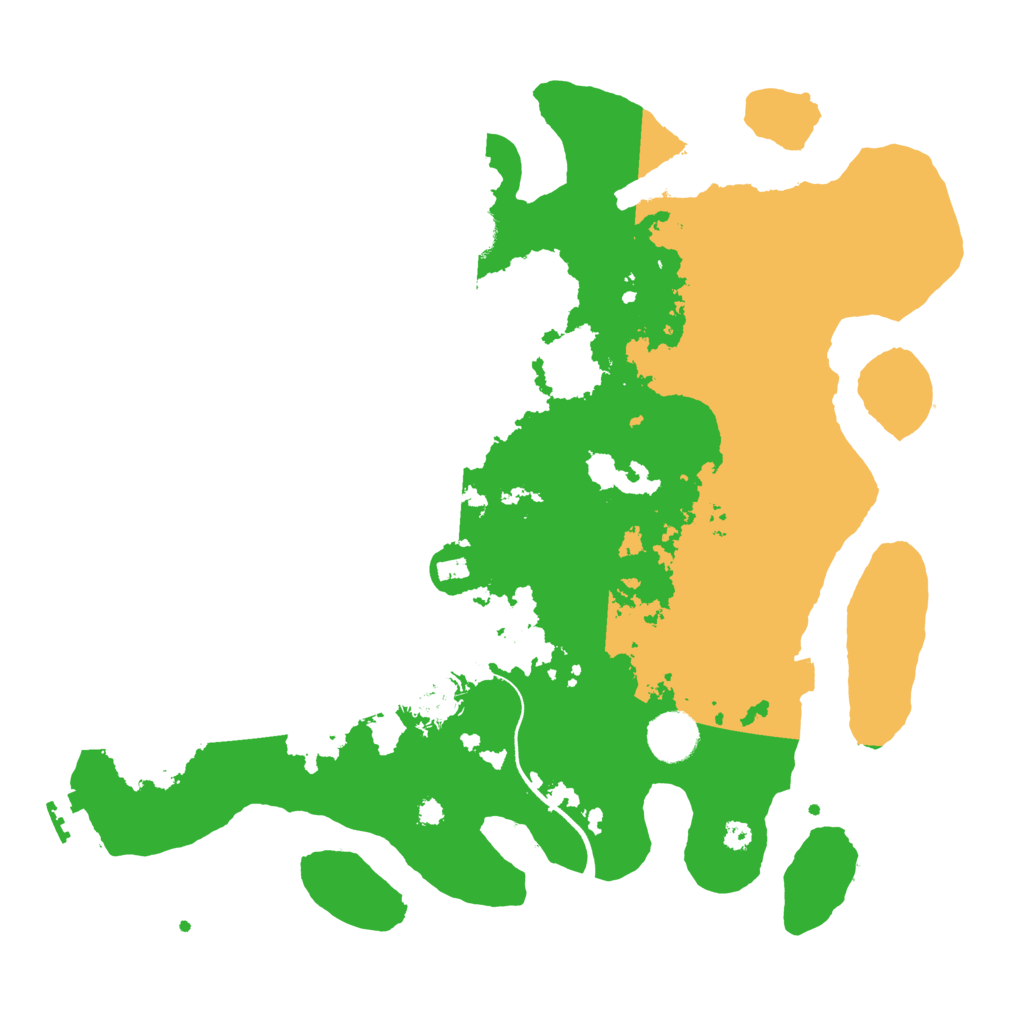 Biome Rust Map: Procedural Map, Size: 3600, Seed: 631534944