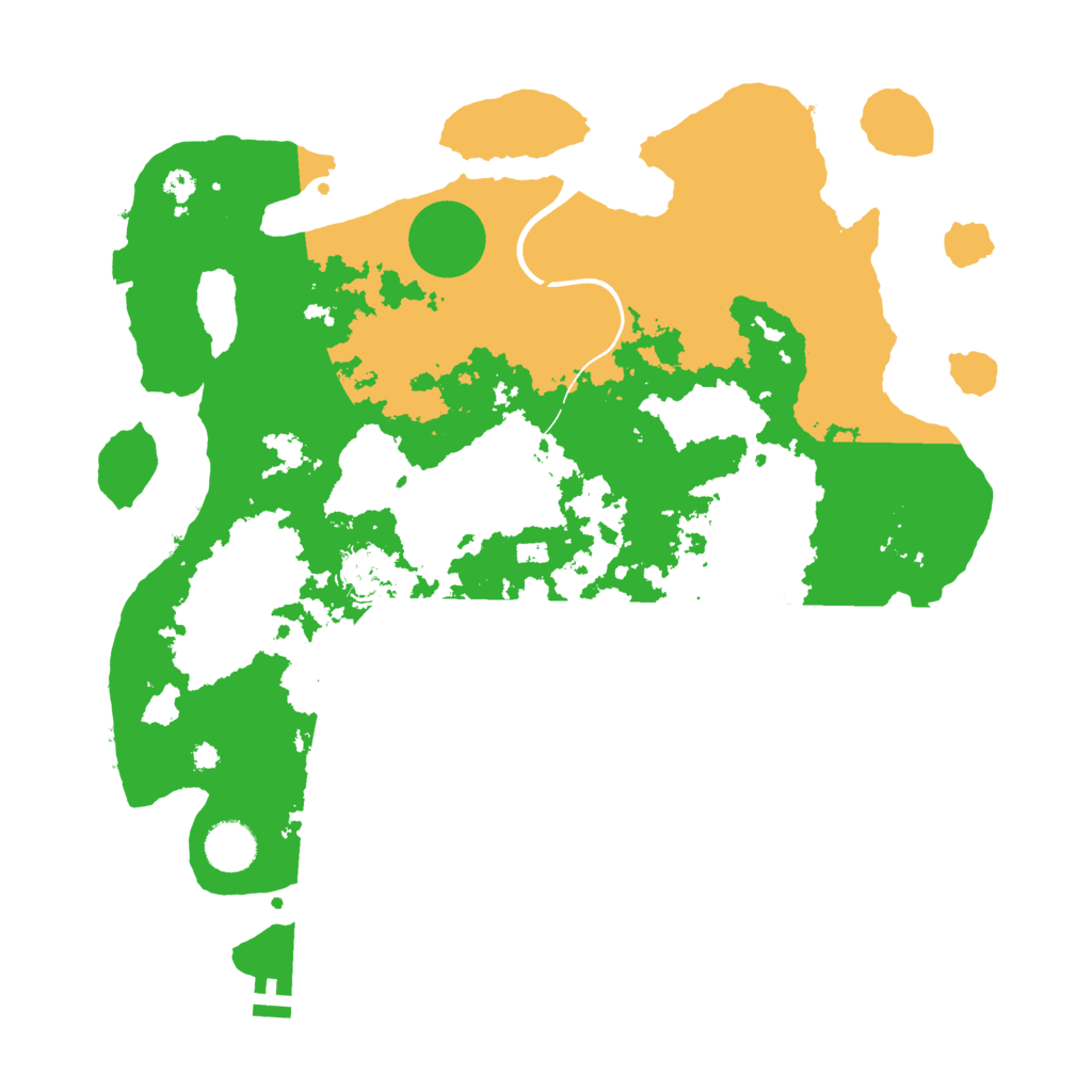 Biome Rust Map: Procedural Map, Size: 3750, Seed: 78624151