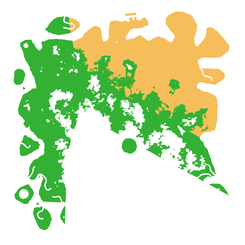 Biome Rust Map: Procedural Map, Size: 4500, Seed: 1900968416