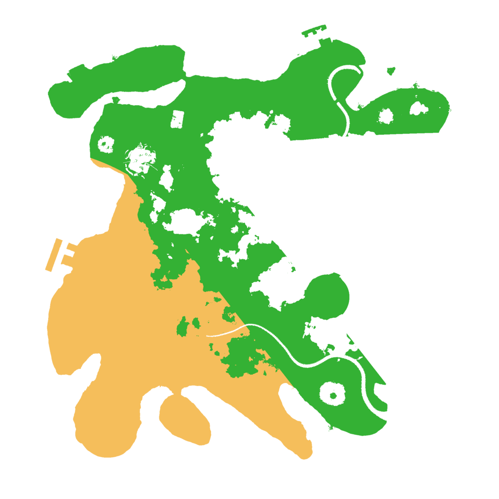 Biome Rust Map: Procedural Map, Size: 3000, Seed: 1425344477