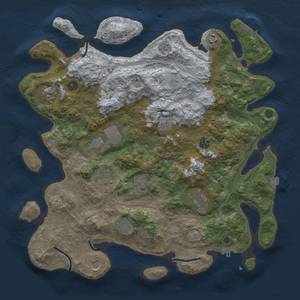 Thumbnail Rust Map: Procedural Map, Size: 4250, Seed: 764255952, 19 Monuments