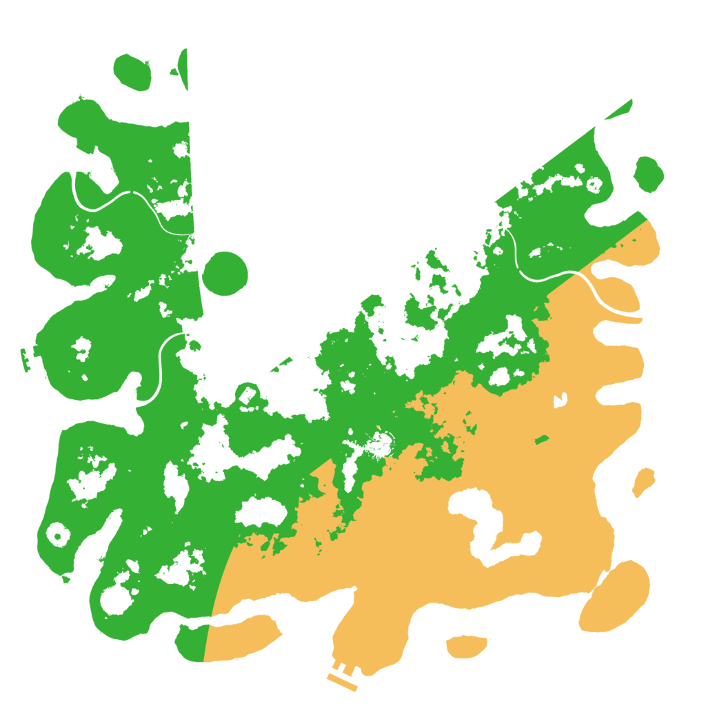 Biome Rust Map: Procedural Map, Size: 4500, Seed: 2029514600