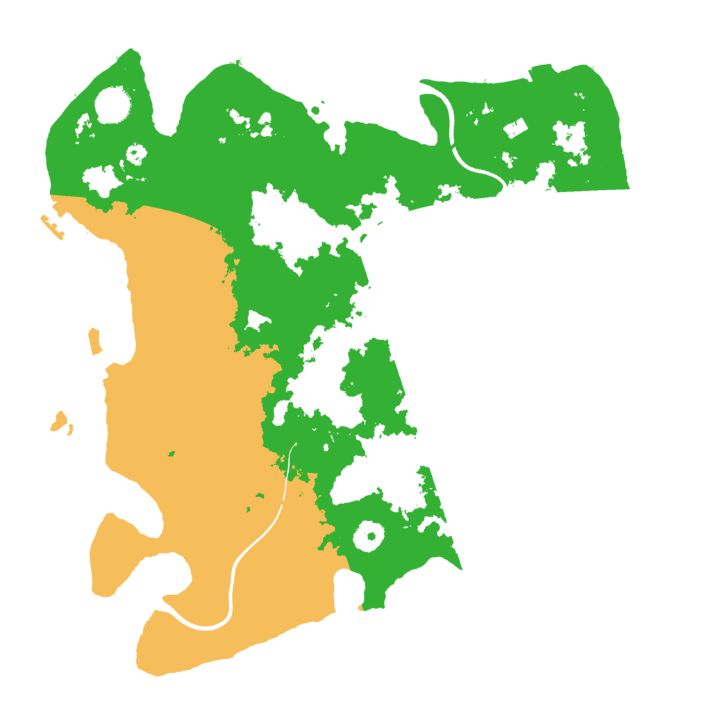 Biome Rust Map: Procedural Map, Size: 3500, Seed: 791631034