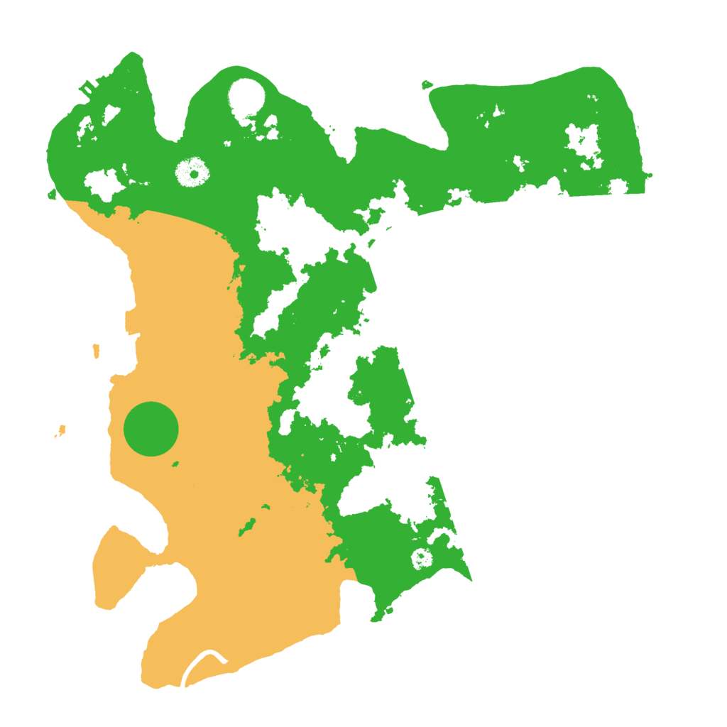 Biome Rust Map: Procedural Map, Size: 3500, Seed: 791631034