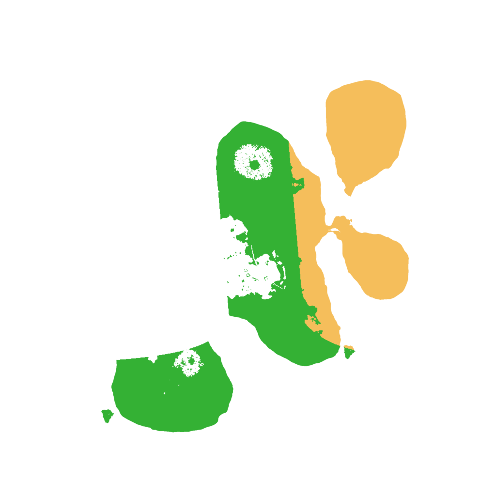 Biome Rust Map: Procedural Map, Size: 2000, Seed: 6233321