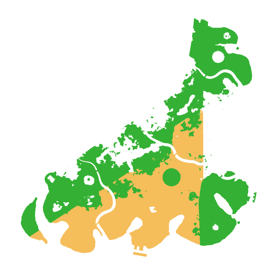 Biome Rust Map: Procedural Map, Size: 4000, Seed: 4777