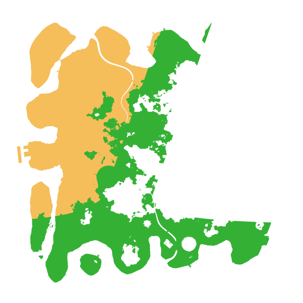 Biome Rust Map: Procedural Map, Size: 3700, Seed: 2105240182