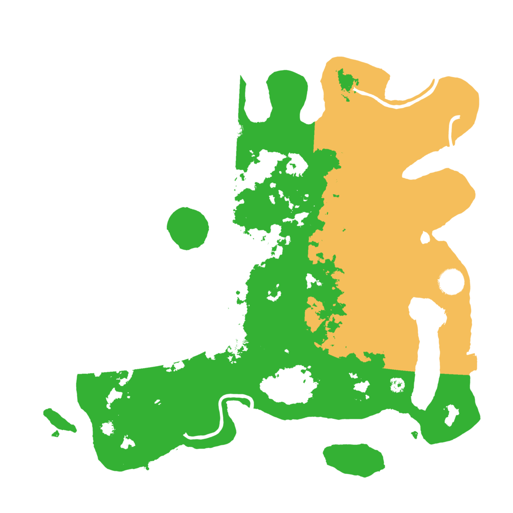 Biome Rust Map: Procedural Map, Size: 3500, Seed: 841137