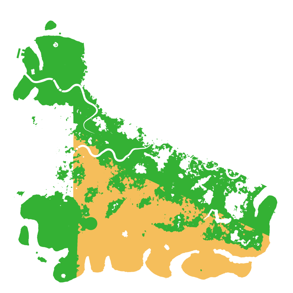 Biome Rust Map: Procedural Map, Size: 6000, Seed: 455508110