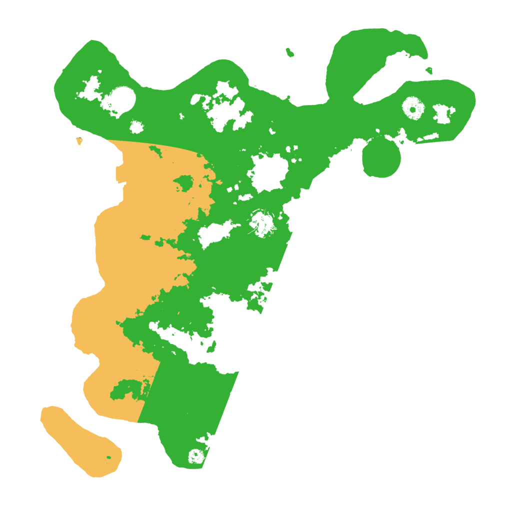 Biome Rust Map: Procedural Map, Size: 3500, Seed: 118114322