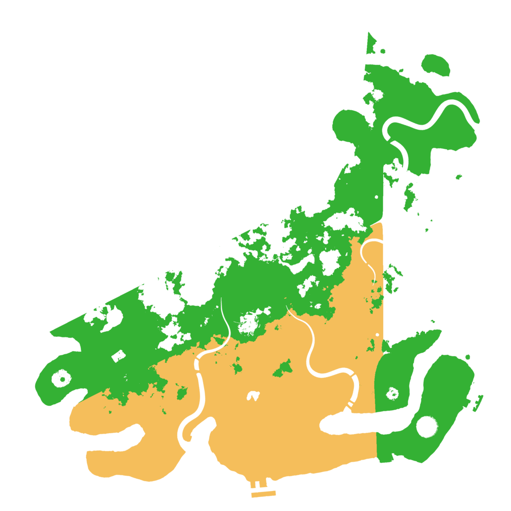 Biome Rust Map: Procedural Map, Size: 4250, Seed: 2121145233