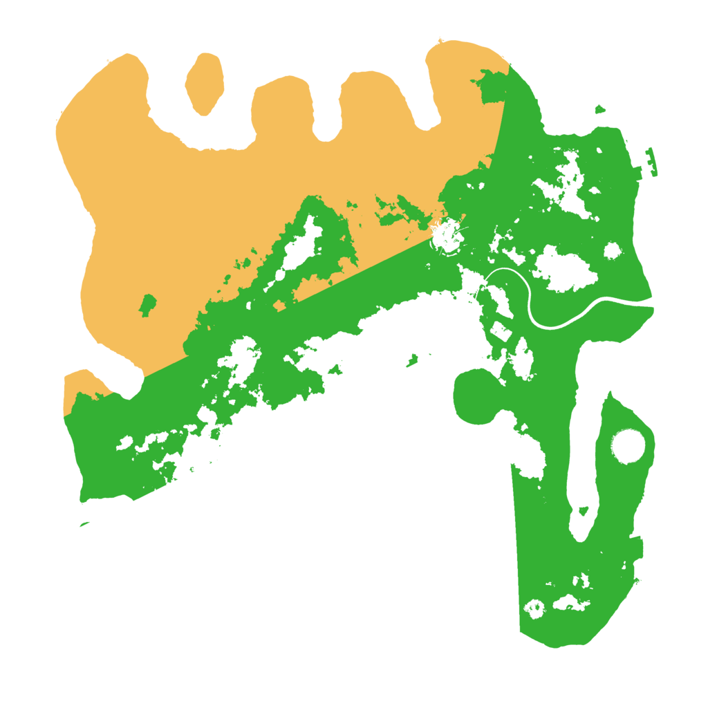 Biome Rust Map: Procedural Map, Size: 3700, Seed: 1969064506