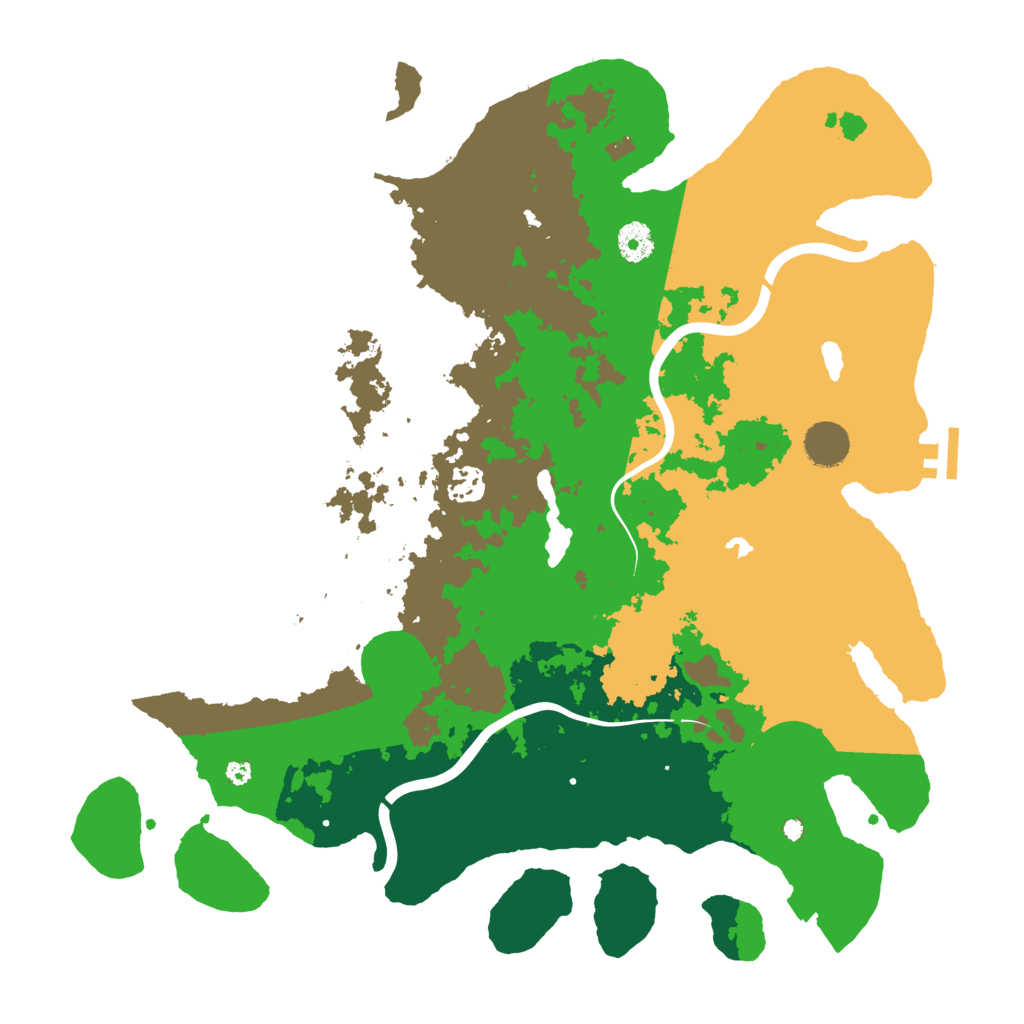 Biome Rust Map: Procedural Map, Size: 4000, Seed: 245040449