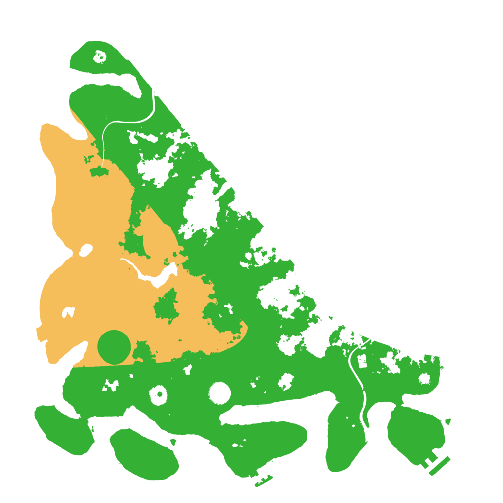 Biome Rust Map: Procedural Map, Size: 4000, Seed: 20230811