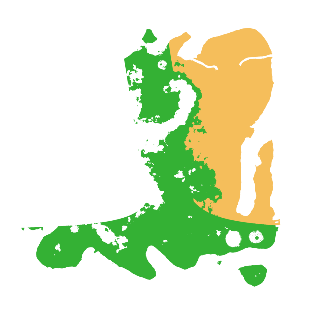 Biome Rust Map: Procedural Map, Size: 3500, Seed: 226893138