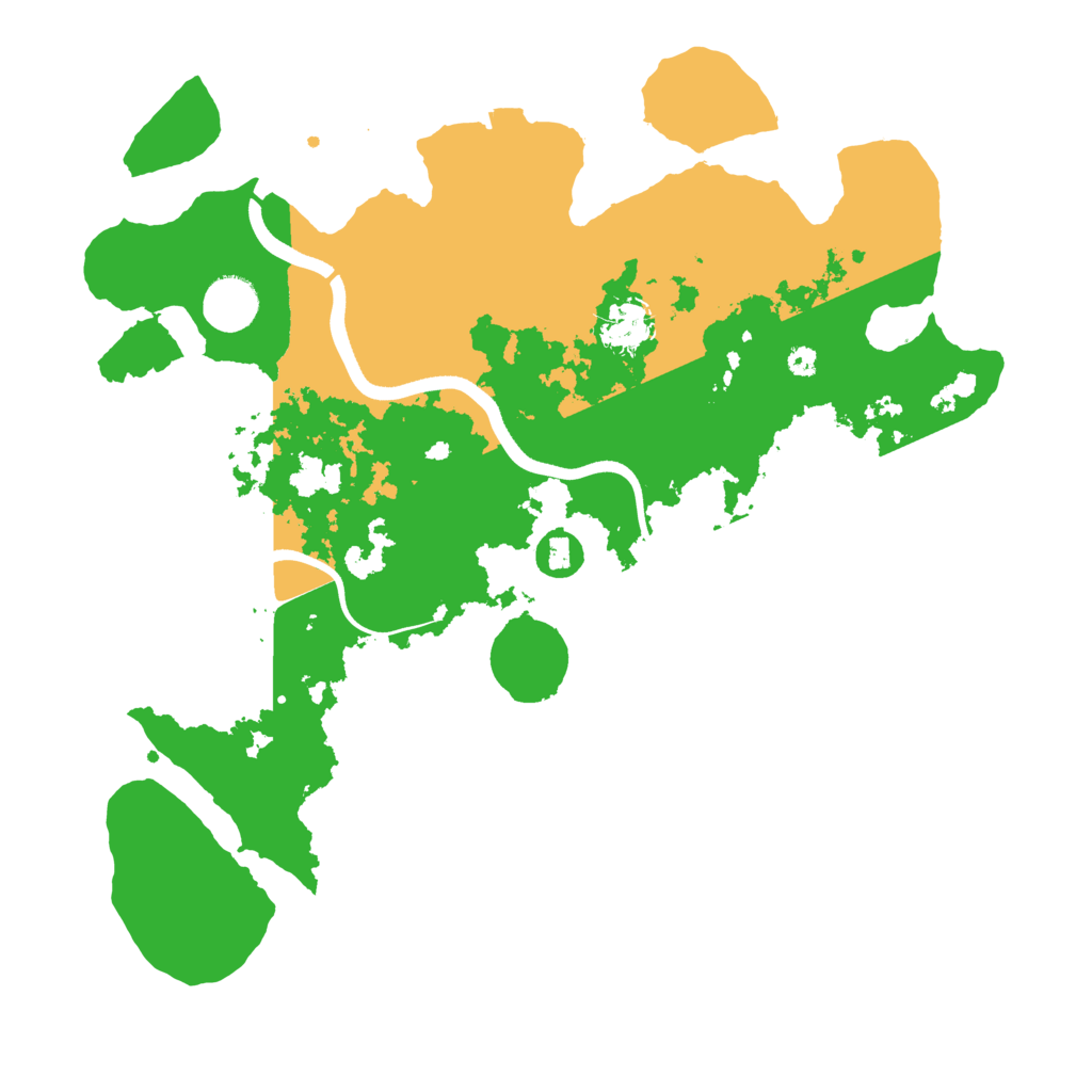 Biome Rust Map: Procedural Map, Size: 3700, Seed: 2032910050