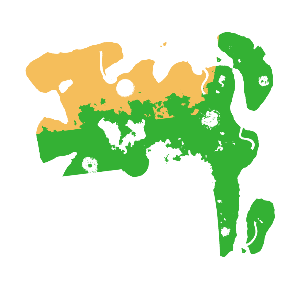 Biome Rust Map: Procedural Map, Size: 3000, Seed: 4186