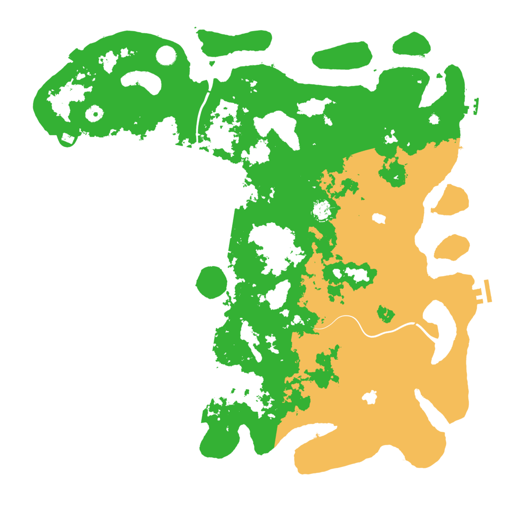 Biome Rust Map: Procedural Map, Size: 4500, Seed: 1813506735