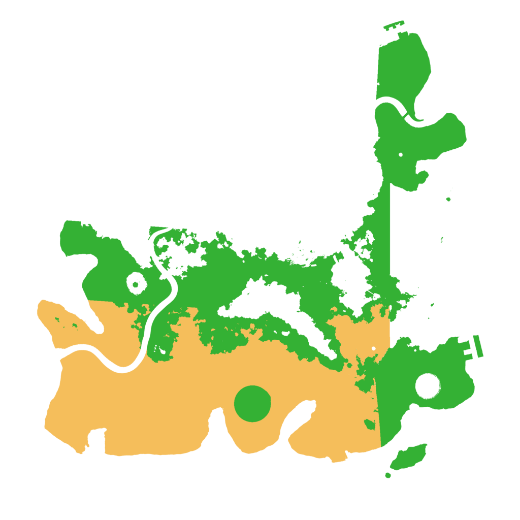 Biome Rust Map: Procedural Map, Size: 3750, Seed: 230803011