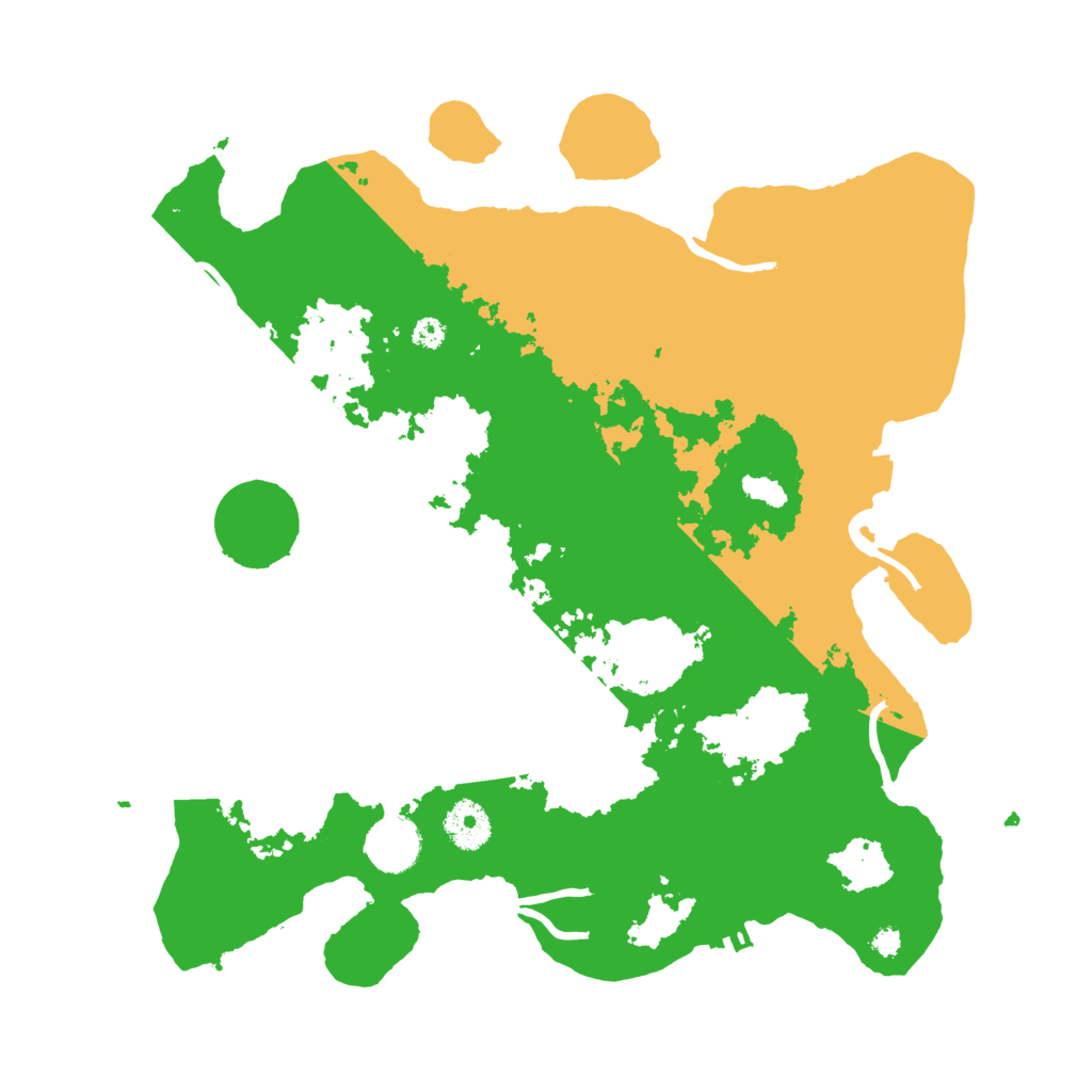 Biome Rust Map: Procedural Map, Size: 3500, Seed: 919176294