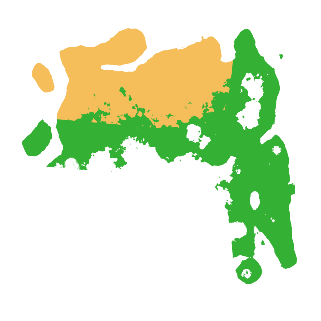 Biome Rust Map: Procedural Map, Size: 3500, Seed: 720523168