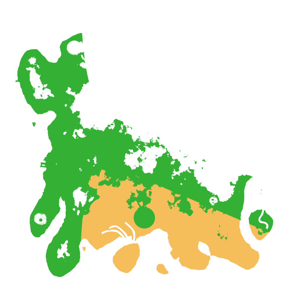 Biome Rust Map: Procedural Map, Size: 3700, Seed: 1650203245