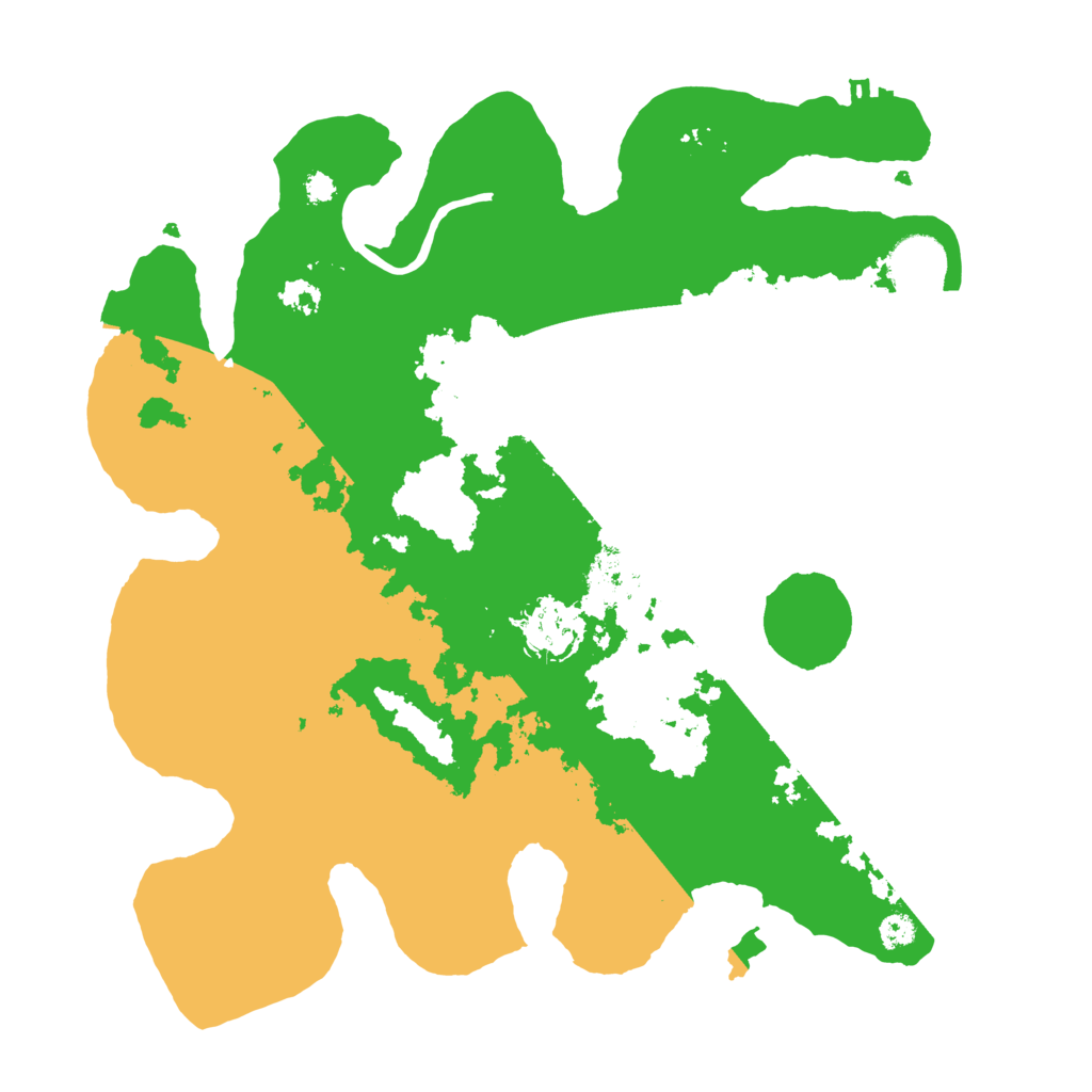 Biome Rust Map: Procedural Map, Size: 3299, Seed: 23443