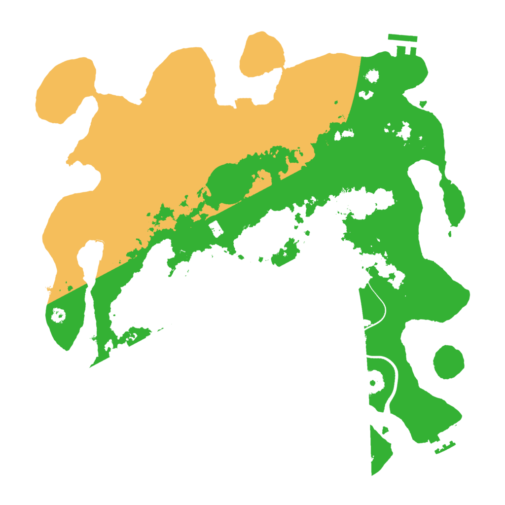 Biome Rust Map: Procedural Map, Size: 3500, Seed: 1461443313