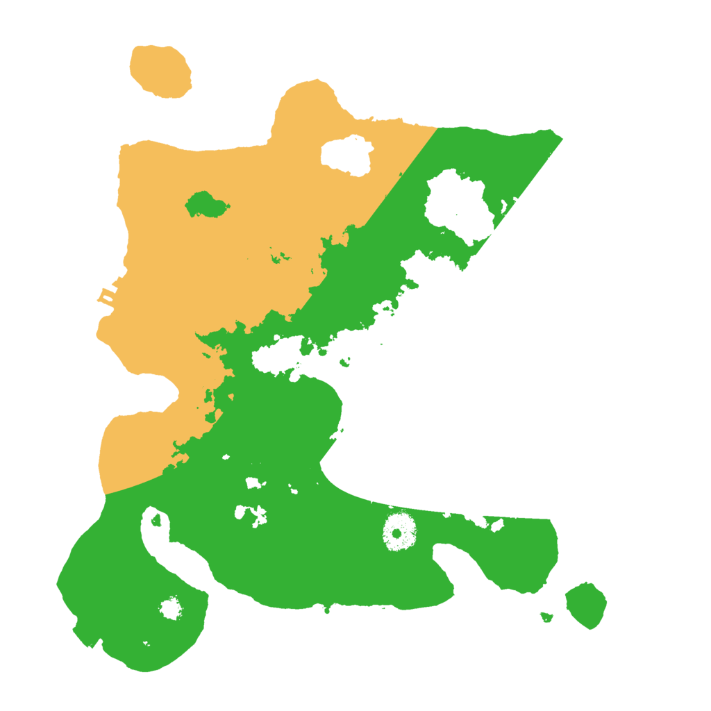 Biome Rust Map: Procedural Map, Size: 3000, Seed: 9134