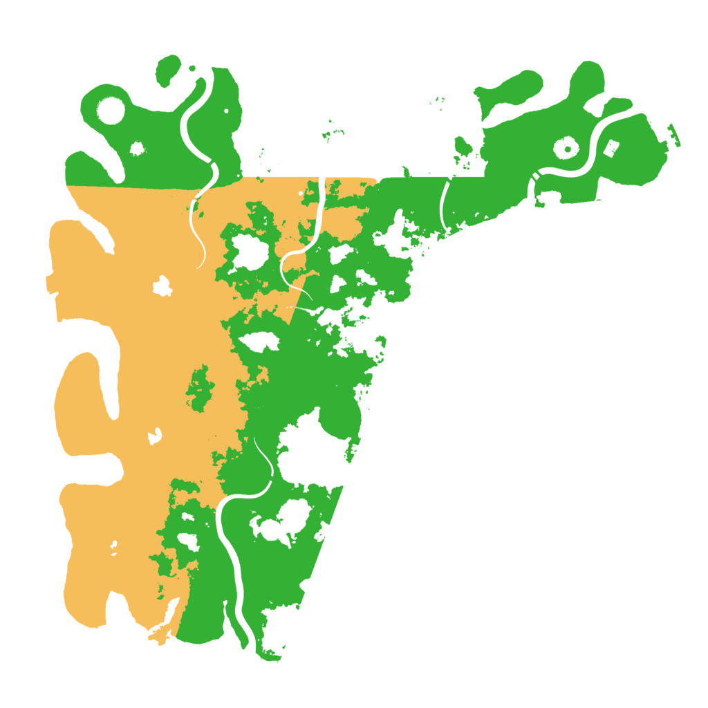 Biome Rust Map: Procedural Map, Size: 4500, Seed: 1158862415