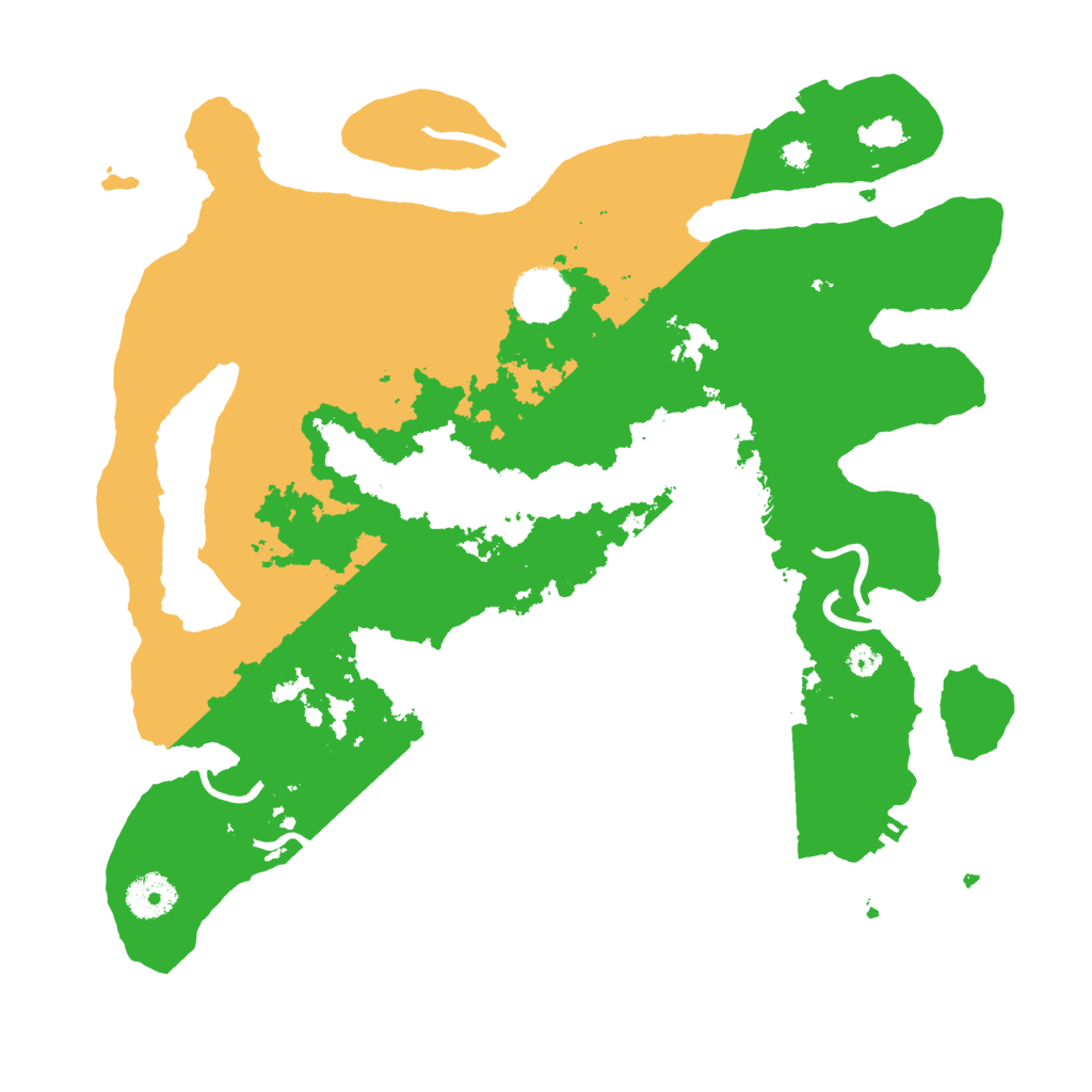 Biome Rust Map: Procedural Map, Size: 3500, Seed: 1007010042