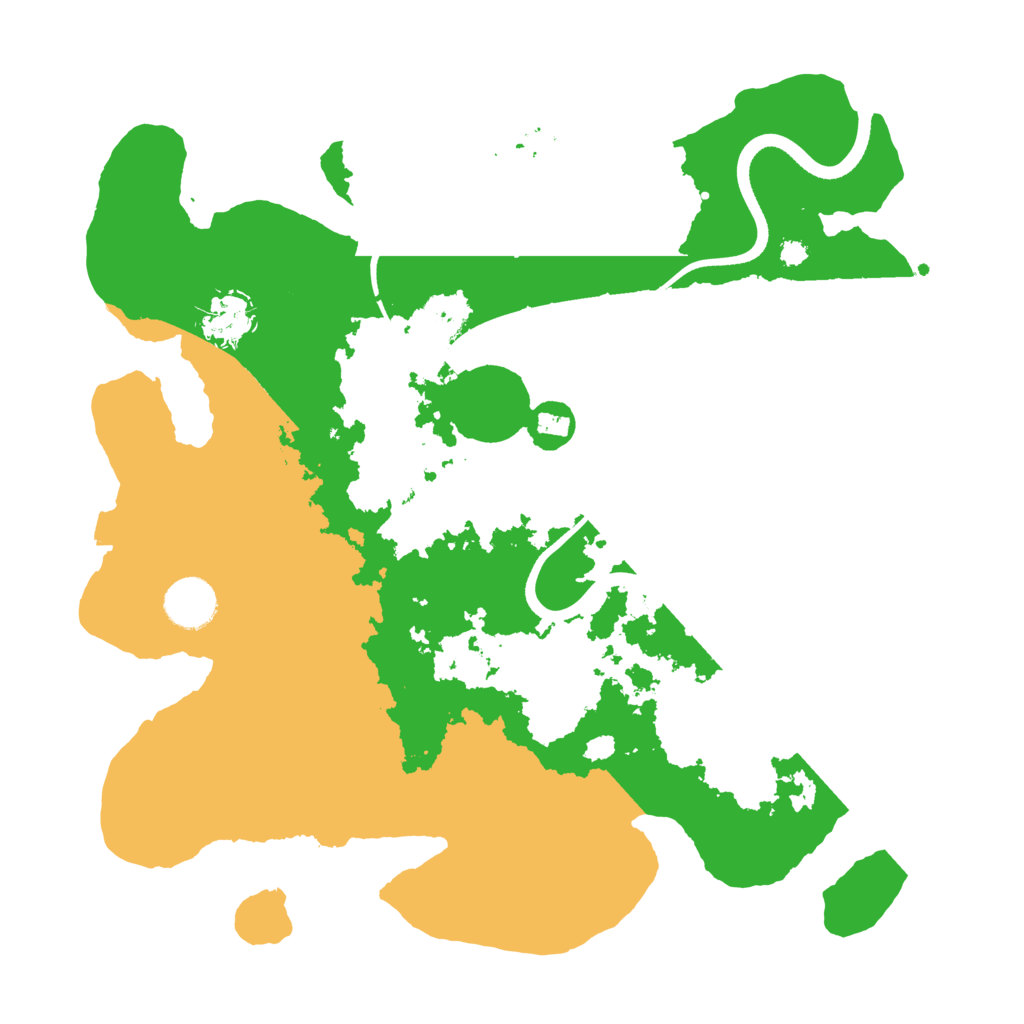 Biome Rust Map: Procedural Map, Size: 3500, Seed: 483226572